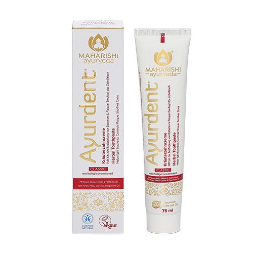 maharishi ayurveda | ayurdent toothpaste | with 20 ayurvedic herb | 75ml