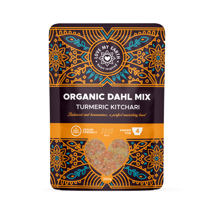 love my earth | turmeric kitchari | quick stix mix organic