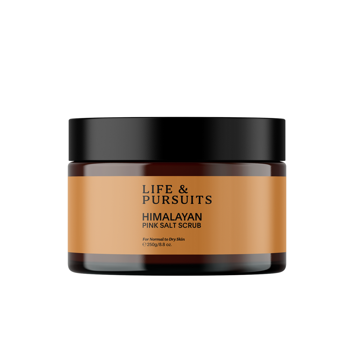 life & pursuits himalayan pink salt scrub with shea butter & aloe vera