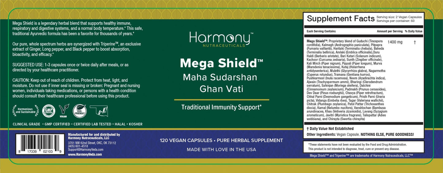 harmony veda | maha sudarshan ghan vati capsules