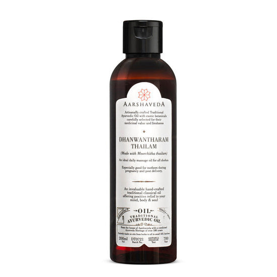 aarshaveda | dhanwanthram massage oil | 200ml