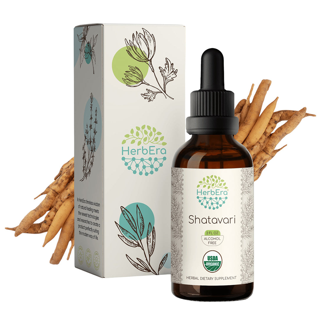 herbera | shatavari alcohol-free herbal extract tincture organic