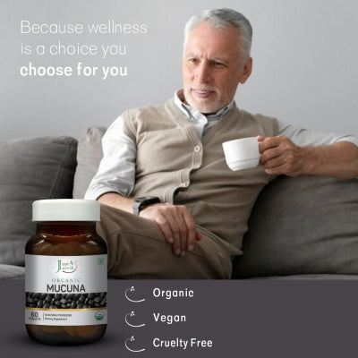 just jaivik | mucuna tablets | usda | organic | 60 count