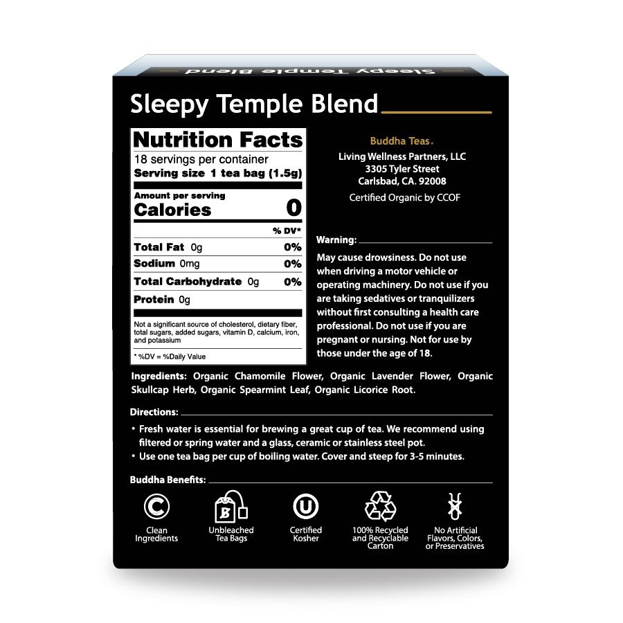 buddha tea | sleepy temple tea