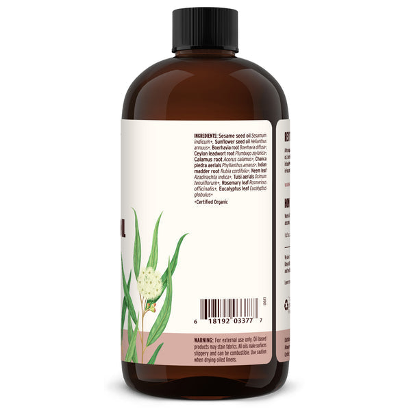 kapha massage oil - certified organic