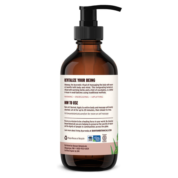 kapha massage oil - certified organic