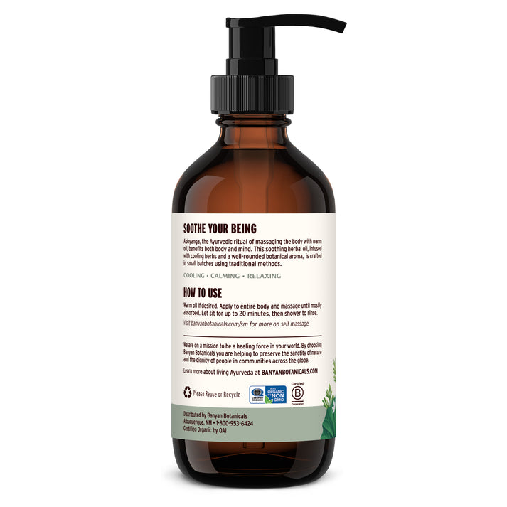 pitta massage oil - certified organic