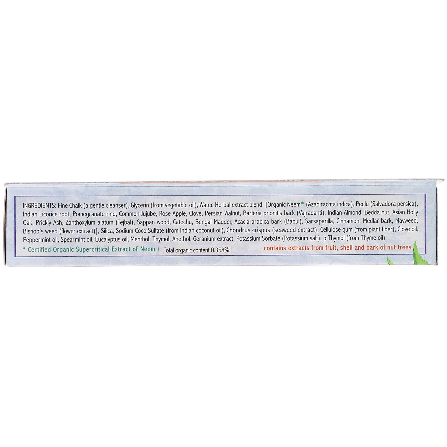 ayurvedic herbal toothpaste licorice - sattvic health store - an ayurveda products store for australia