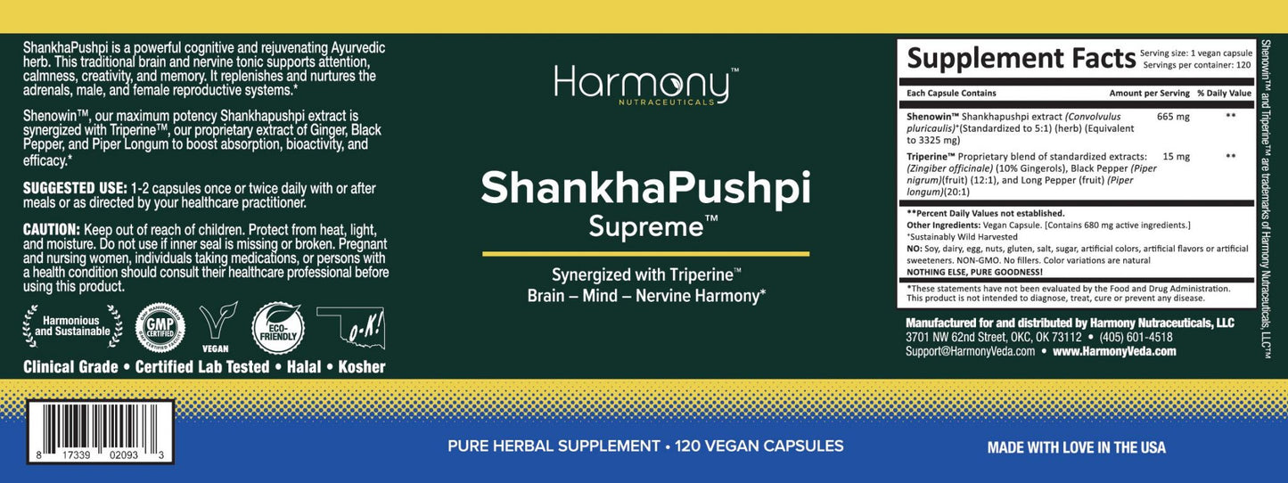 harmony veda shankhpushpi capsules