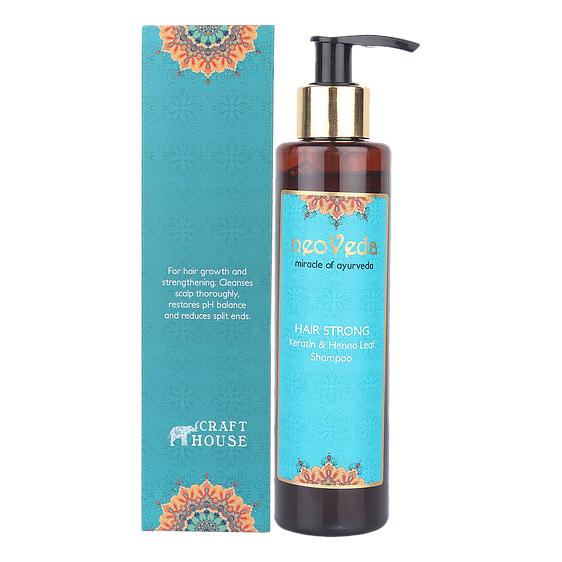 neoveda keratin & henna leaf shampoo