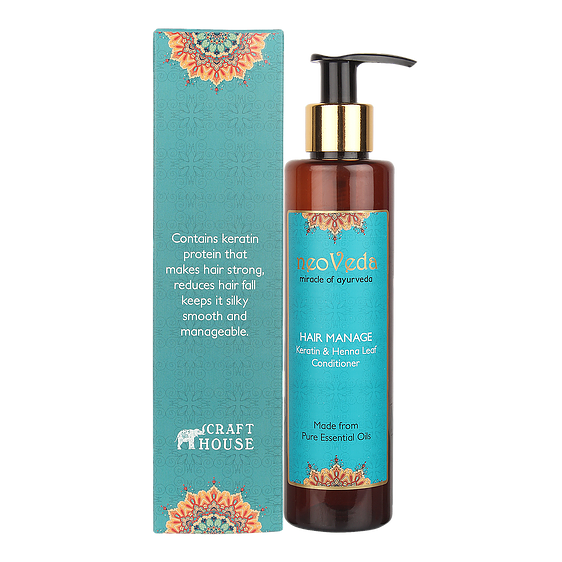neoveda keratin & henna leaf conditioner