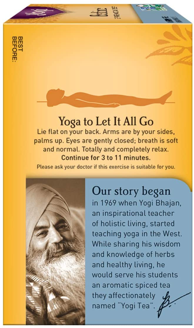 yogi tea | bedtime | herbal tea | 16 tea bags | supports a good night sleep