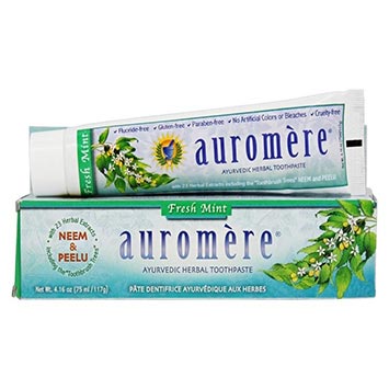 ayurvedic herbal toothpaste fresh mint - sattvic health store - an ayurveda products store for australia