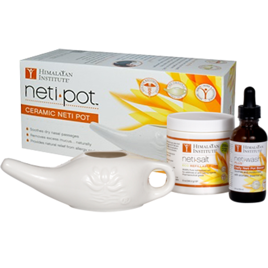 Himalayan Institute Neti Pot,  3 Piece Kit - Sattvic Health Store  - An Ayurveda Products Store for Australia