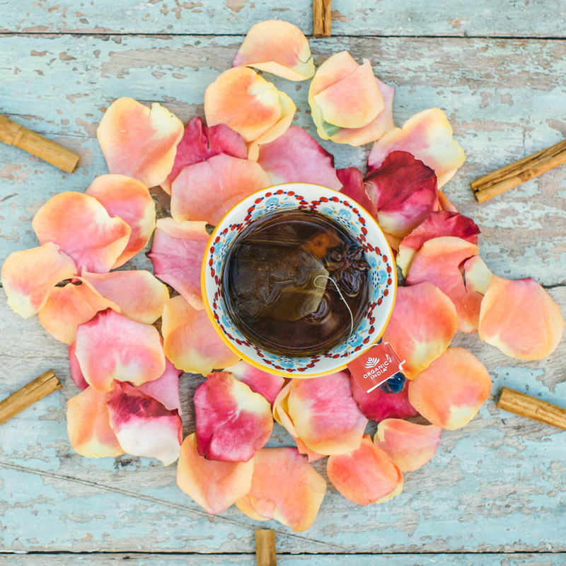 tulsi cinnamon rose tea | 25 bags