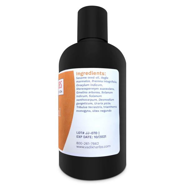 vadik herbs | dashmool (dashamula) massage oil | 118ml