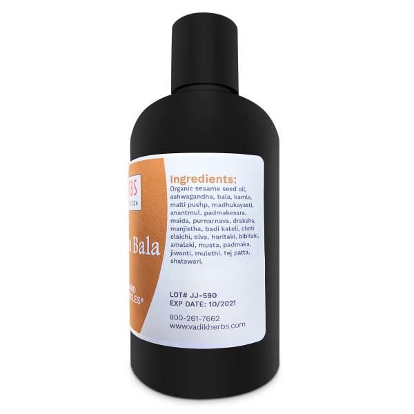 vadik herbs | ashwagandha bala massage oil | 118ml