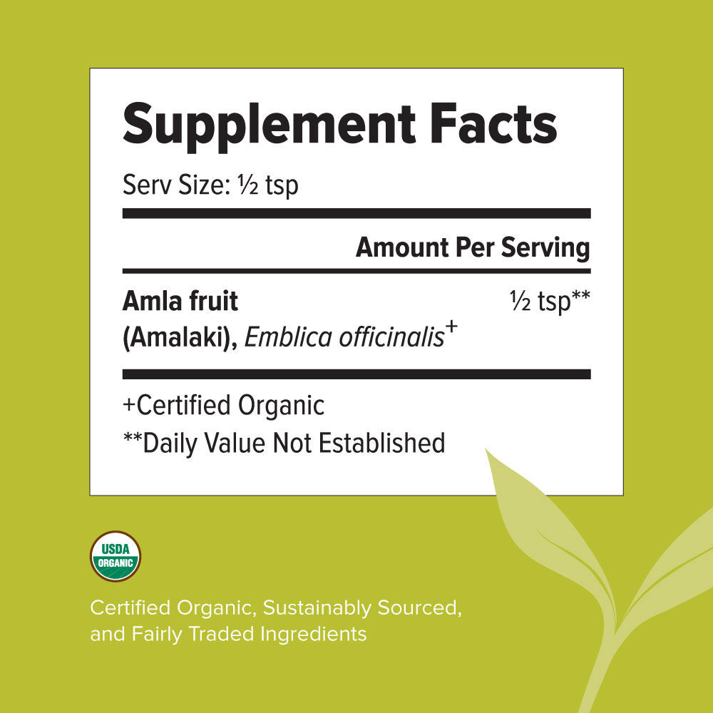 amalaki powder - certified organic