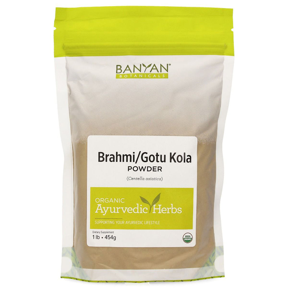 brahmi/gotu kola powder - certified organic