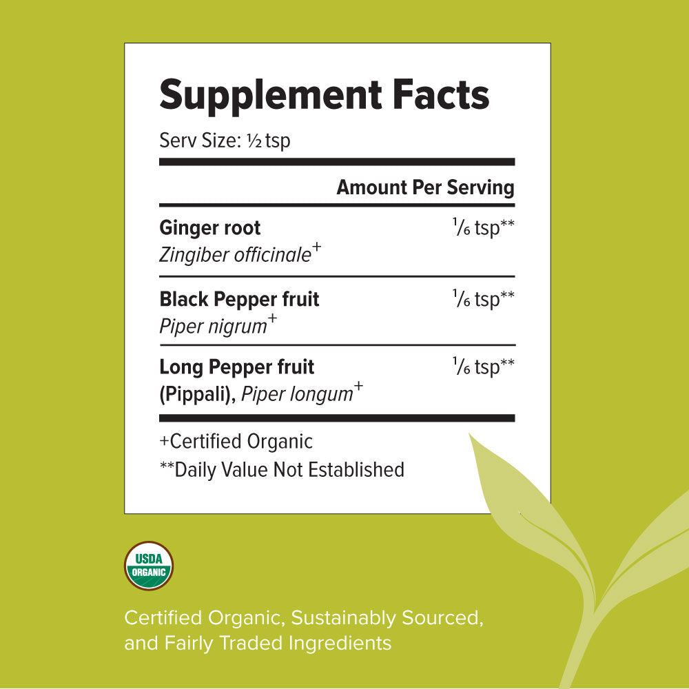 trikatu powder - certified organic (227gm)