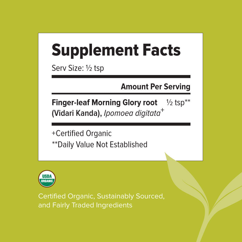 vidari kanda powder | certified organic | 227gm