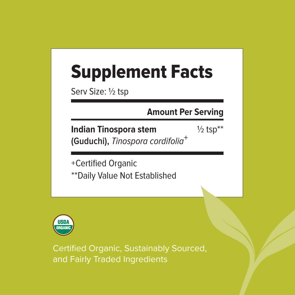 guduchi powder - certified organic