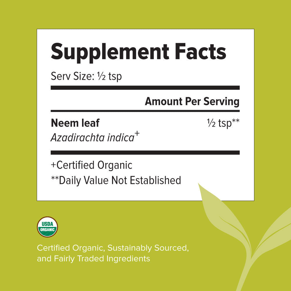 neem powder - certified organic