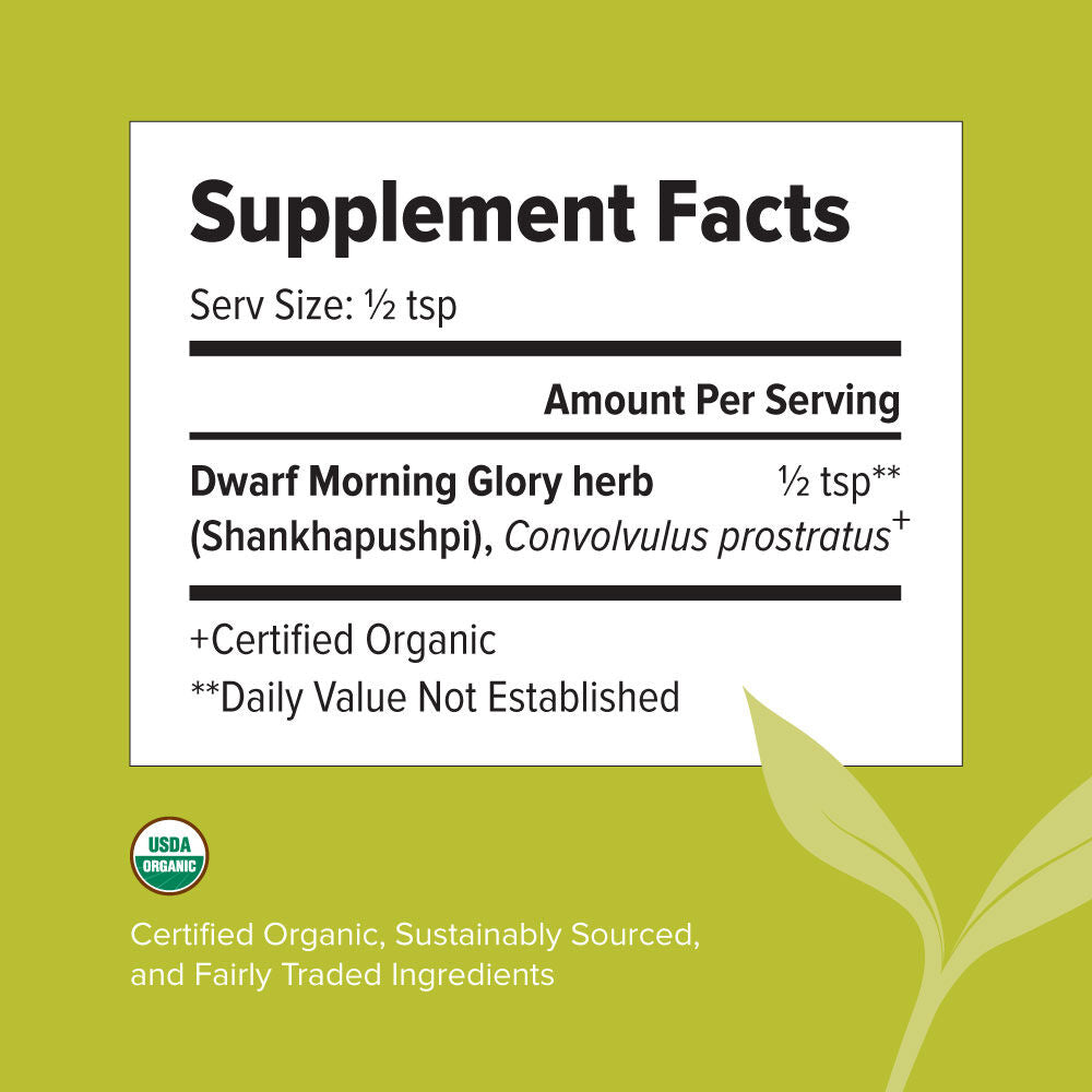 shankhapushpi powder - certified organic