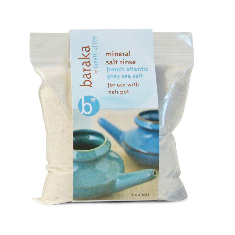 baraka | mineral sea salt rinse | neti salt | certified by actoa