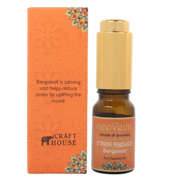 neoveda stress reduce bergamot essential oil