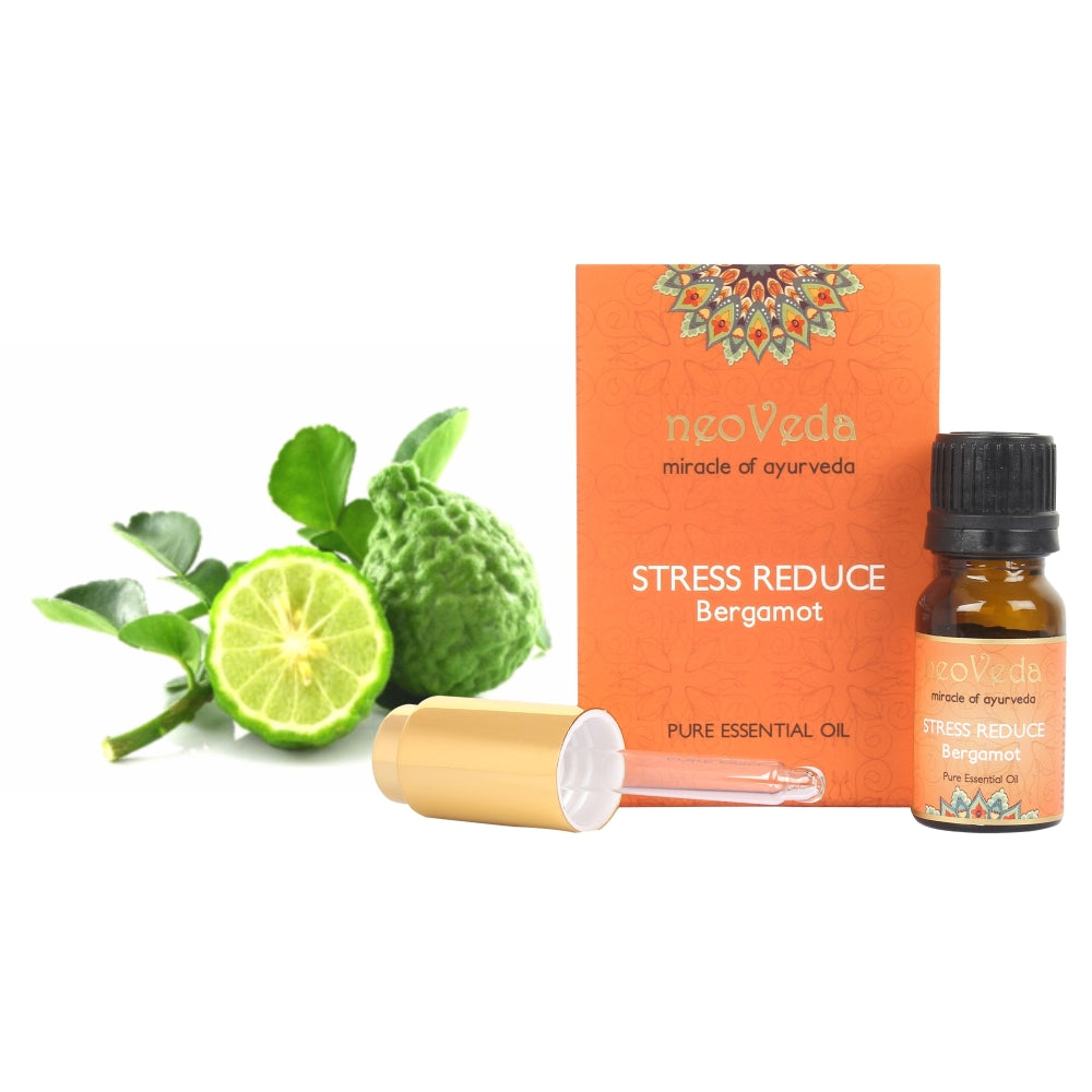 neoveda stress reduce bergamot essential oil