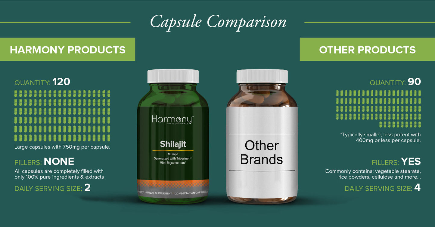 shilajit  capsules | 120 vegetarian capsules | made in usa