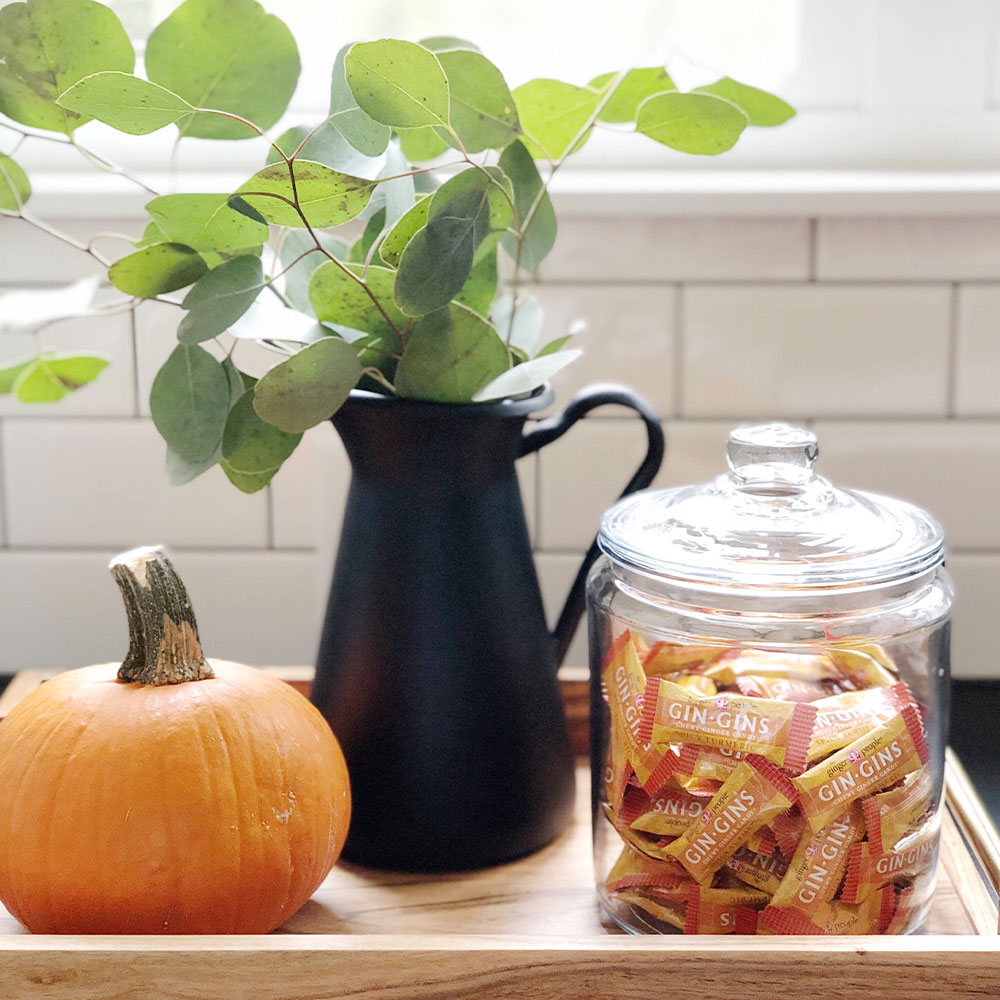 the ginger people | gin gins ginger candy bag | chewy spicy turmeric | 60g