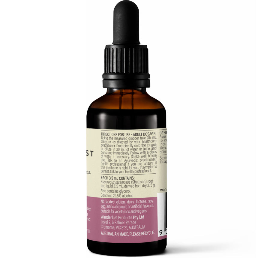 wanderlust | shatavari drops | 50ml