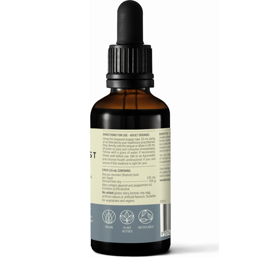 wanderlust | brahmi drops | 90ml