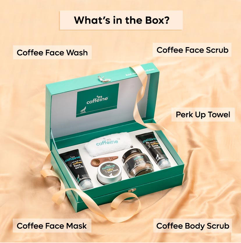 mcaffeine | coffee mood - gift kit | skin rejuvenating regime