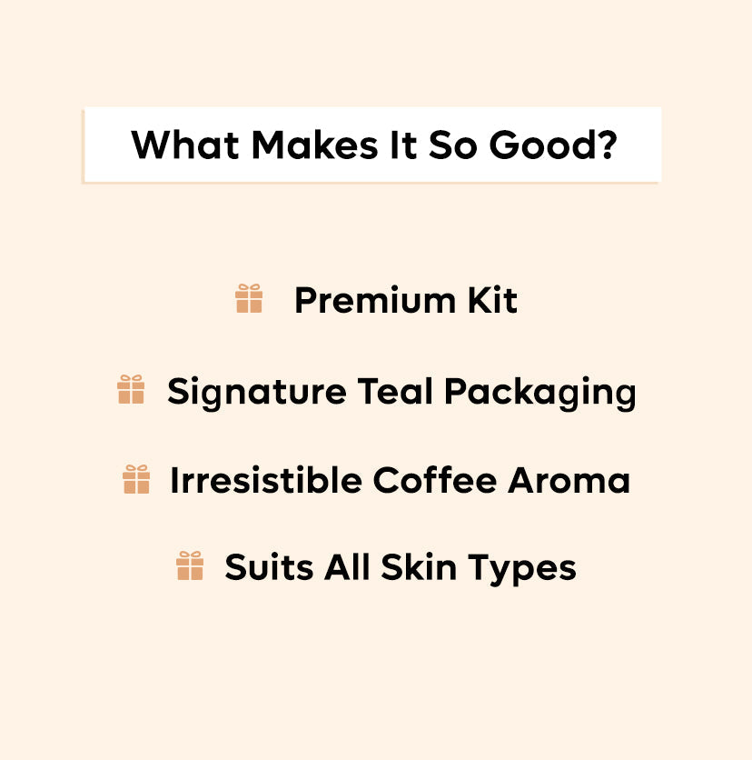 mcaffeine | coffee mood - gift kit | skin rejuvenating regime