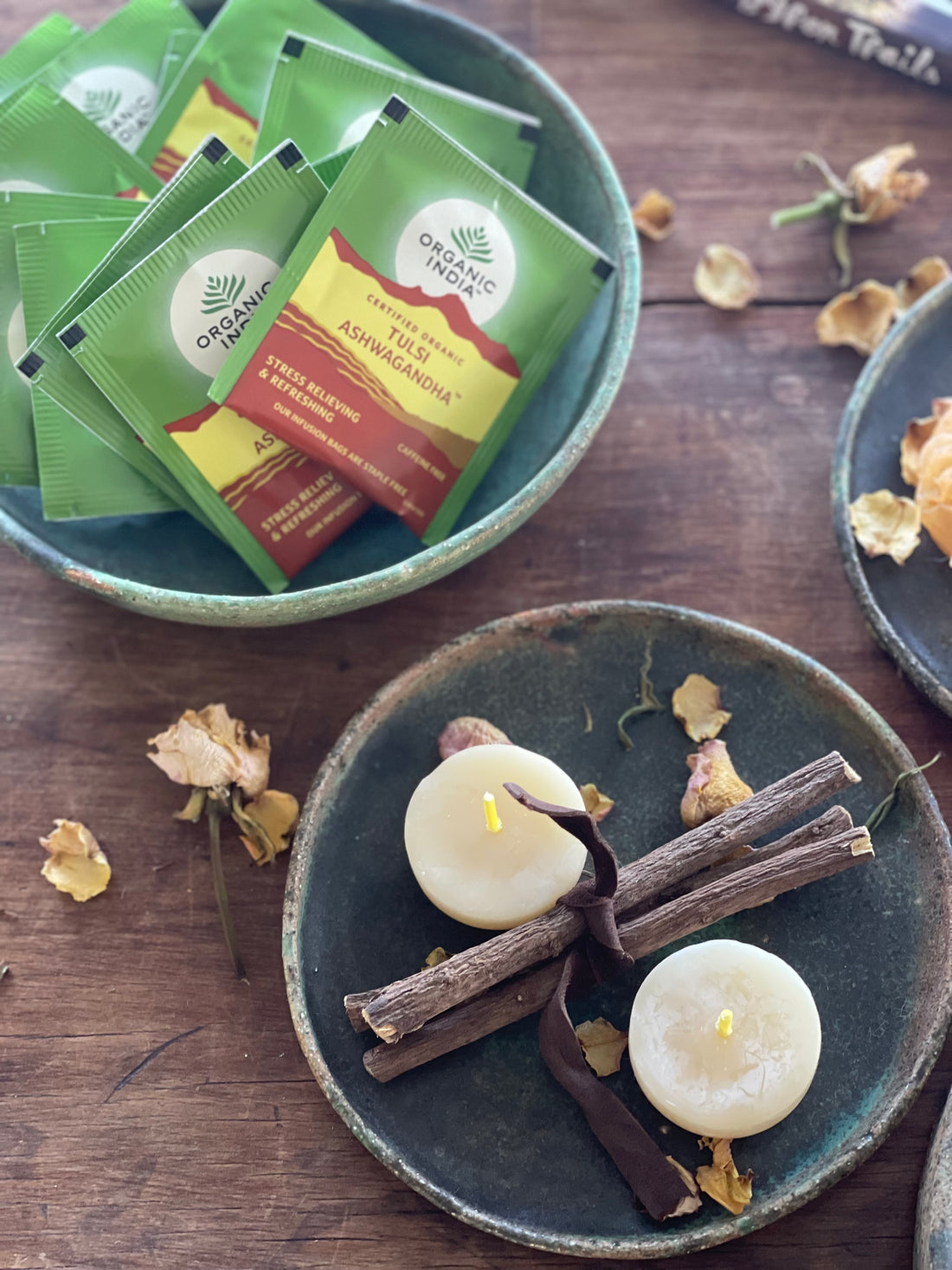 organic india | tulsi ashwagandha | 25 tea bags