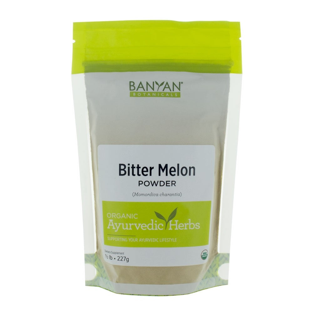 bitter melon powder - certified organic - sattvic health store  - an ayurveda products store for australia