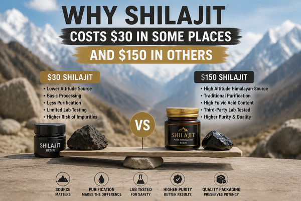 Why Shilajit Costs $30 in Some Places and $150 in Others