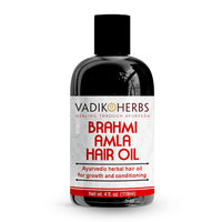 Vadik Herbs | Brahmi Amla Hair Oil | Ayurvedic herbal hair growth and hair conditioning oil