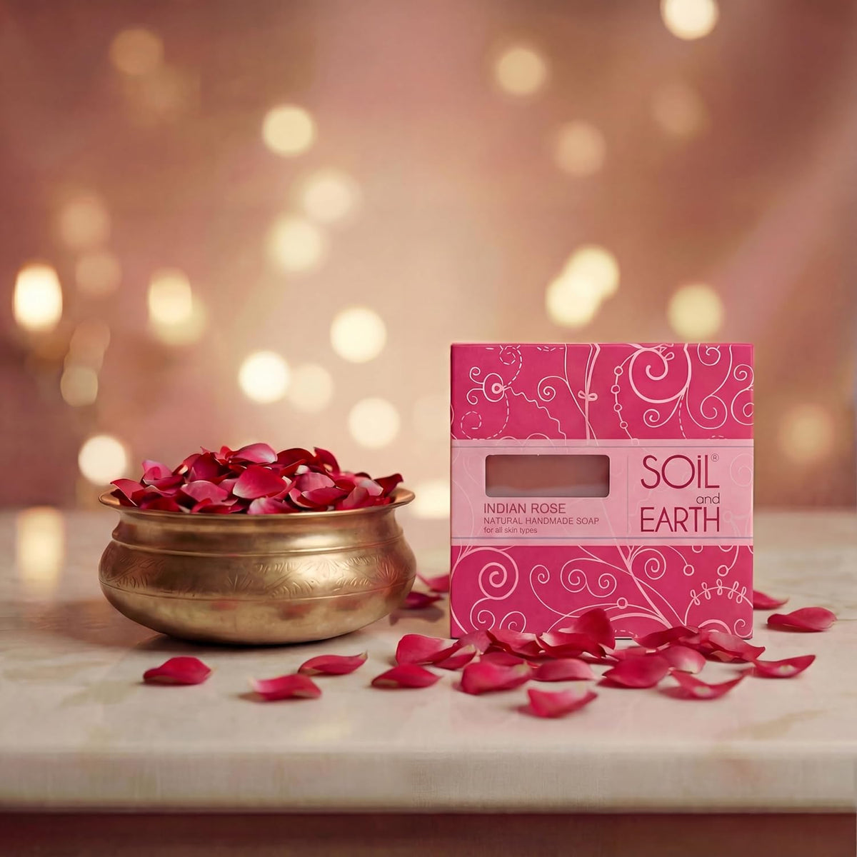 Soil and Earth | Indian Rose | Handmade Soap Bar