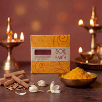 Soil and Earth | Sandalwood and Turmeric  | Handmade Soap Bar
