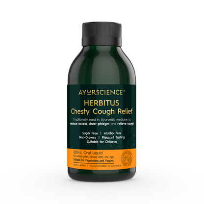 AyurScience | Herbitus Chesty Cough Relief | 220ml