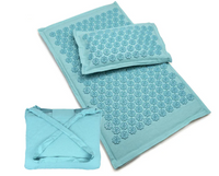 SG | Acupressure Mat, Bag and Pillow Set | Sky Blue