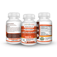 Vadik Herbs | Jatamansi | 100 Vegetarian Capsules | Nardostachys Jatamansi