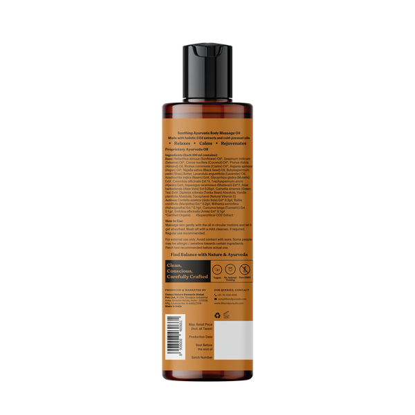 Life & Pursuits | Lavender Body Oil | 200ml | Organic Coconut Oil | Argan Oil | Almond Oil