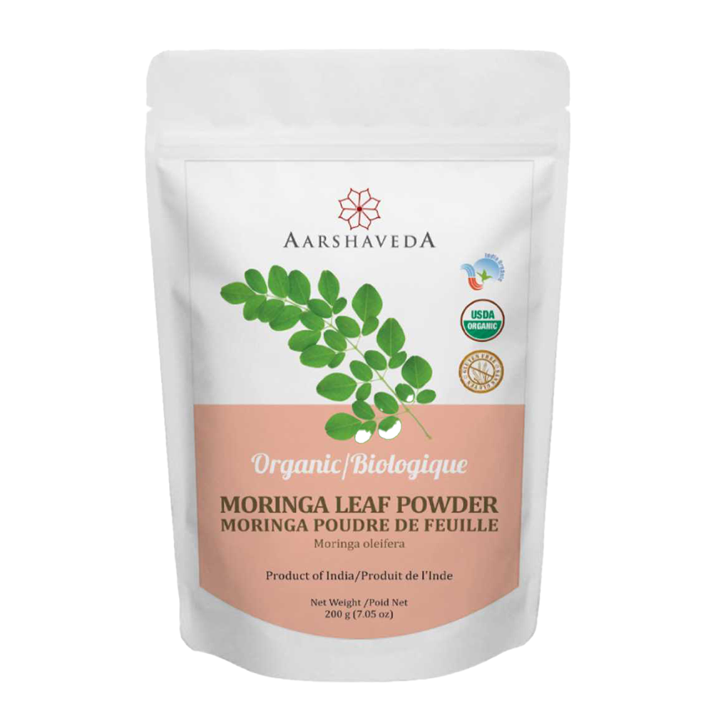 Aarshaveda | Moringa powder | USDA Certified Organic | 200gm