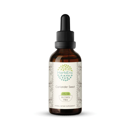 HerbEra | Coriander Seed Herbal Extract Tincture| 60ml | Organic | Alcohol Free | Made in USA
