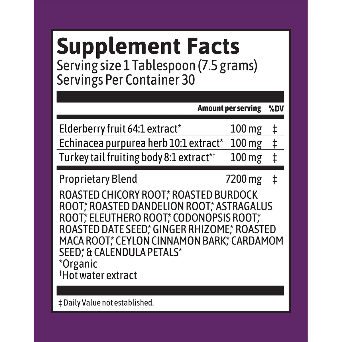 Rasa | Elderberry Protect | 226g | Elderberry | Turkey Tail | Ginger